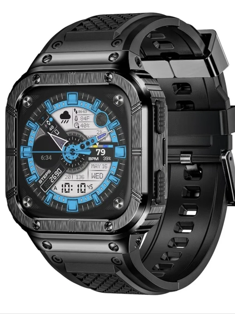 MioHHR Stainless Steel Case and Band